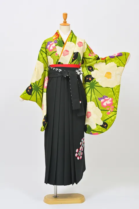 紅一点・抹茶×花