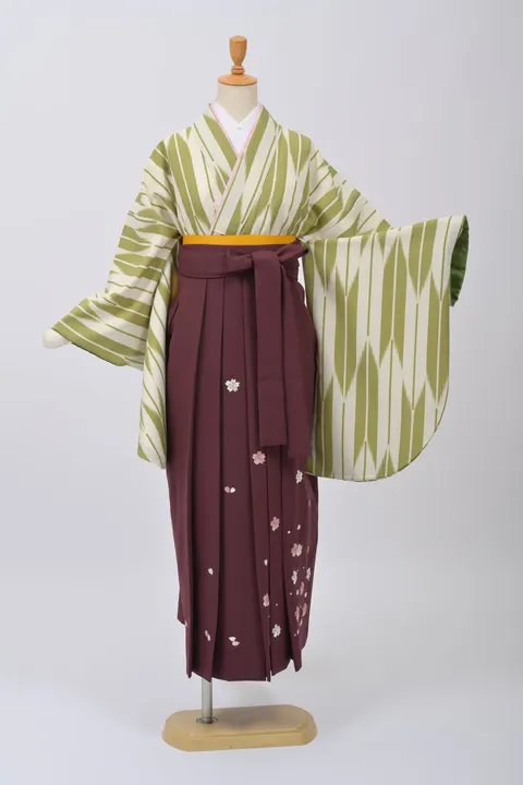 矢絣×抹茶
