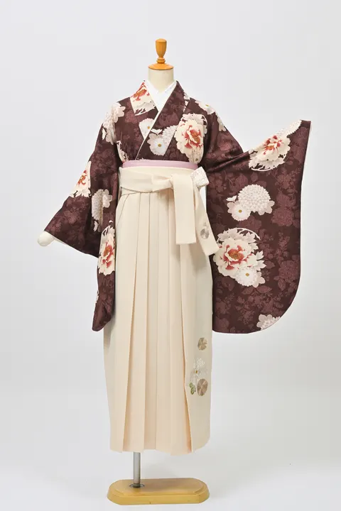 九重・牡丹×焦げ茶