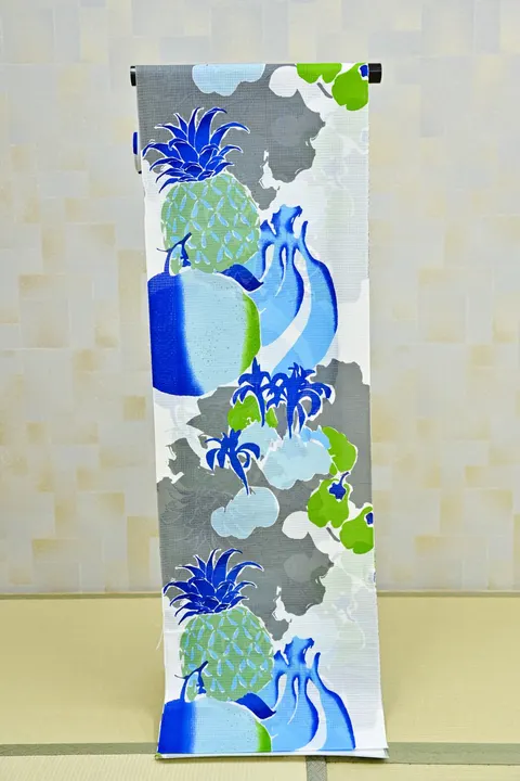 SALE 果物柄　ゆかた反物